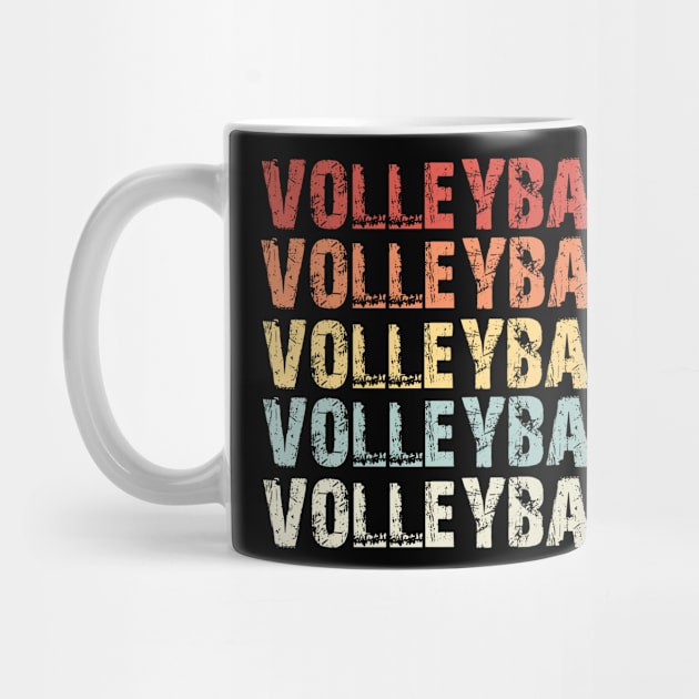 Retro Volleyball by LetsBeginDesigns